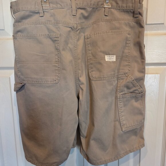 Levi's Carpenter Shorts Mens 38 Khaki - Picture 2 of 3